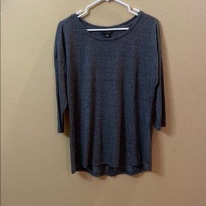 simple dark grey shirt